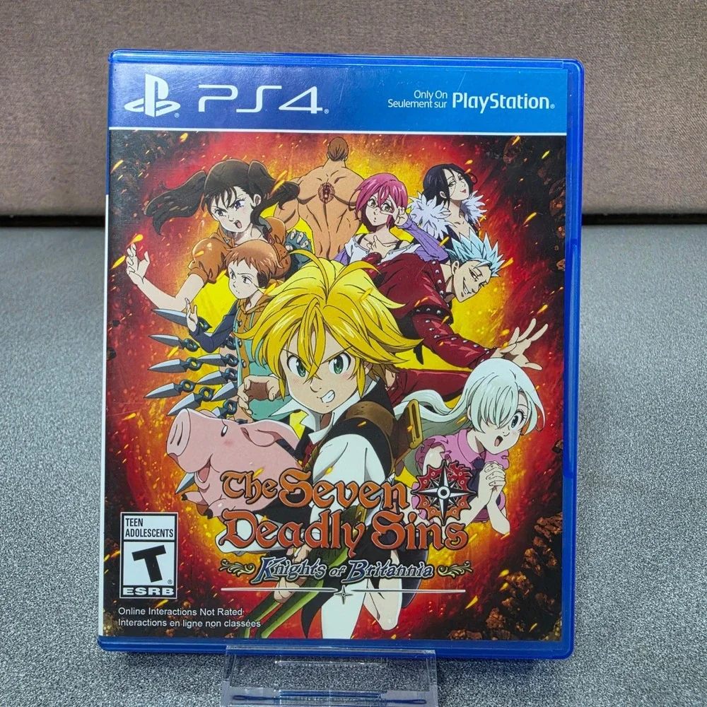 Bandai Namco The Seven Deadly Sins Knights of Britannia PS4 Blue Excellent Anime